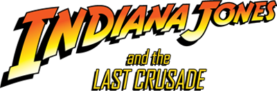 Indiana Jones and the Last Crusade logo for Sega Genesis